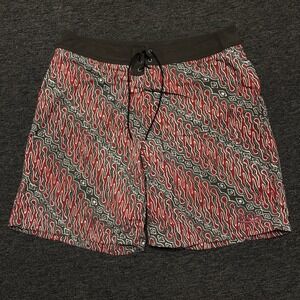 Vintage Y2K Patagonia Pataloha Unlined Board Shorts Men's 38 Red Brown EUC